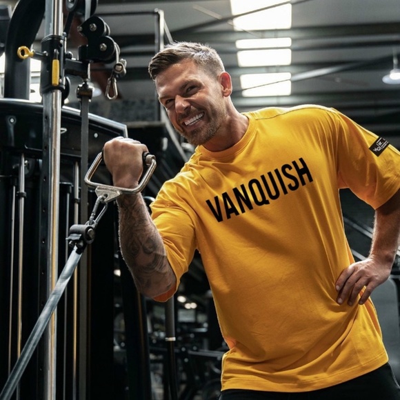 New Men Workout Gym Silm T-Shirt Bodybuilding Fitt - Picture 2 of 4